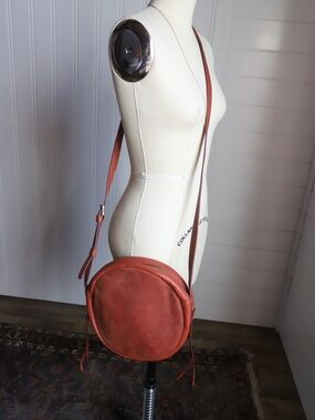 Hobo Moon suede/leather crossbody